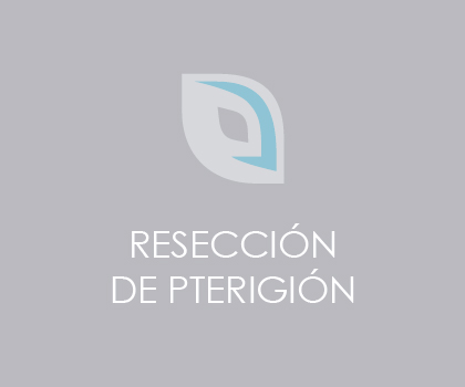 Resección de pterigión